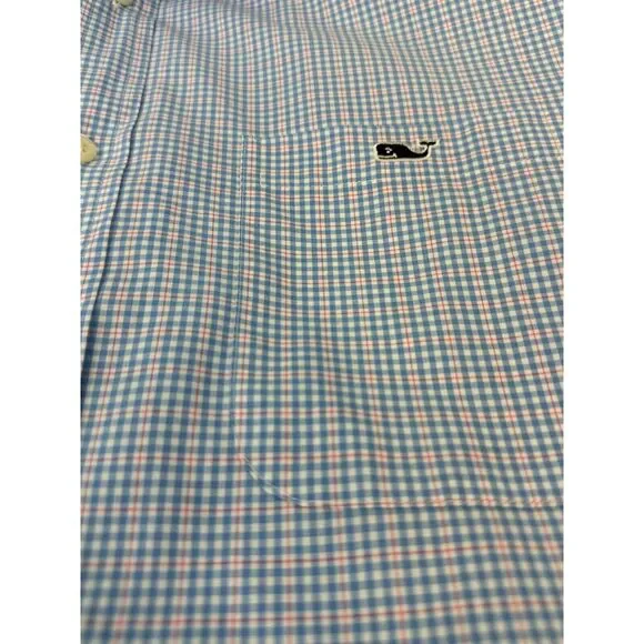 VINEYARD‎ VINES Classic Fit Tucker Shirt Size M Multicolor Plaid 100% Cotton - Picture 4 of 7